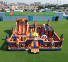 T6-7096 Parco di Divertimenti Gonfiabile a Tema Naruto