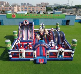 T6-7108 Parco Giochi Gonfiabile a Tema Popeye