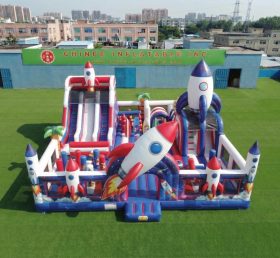 T6-7113 Parco Giochi Gonfiabile a Tema Razzo