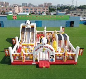 T6-7120 Parco Giochi Gonfiabile a Tema Snoopy