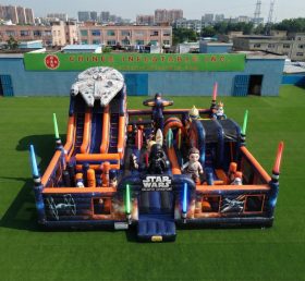 T6-7124 Parco Giochi Gonfiabile a Tema Star Wars