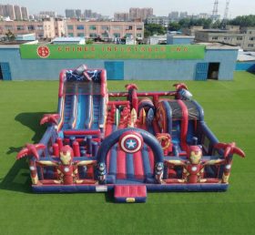 T6-7130 Parco Giochi Gonfiabile a Tema Avengers