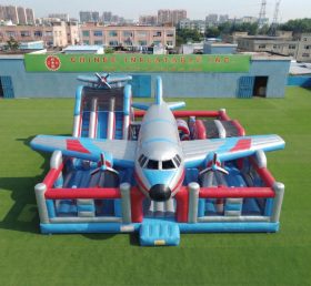 T6-7151 Gioco Gonfiabile a Tema Aeroplano