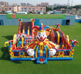 T6-7160 Parco Giochi Gonfiabile a Tema Clown