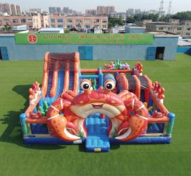 T6-7161 Parco Giochi Gonfiabile a Tema Granchio