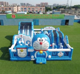 T6-7166 Parco Giochi Gonfiabile a Tema Doraemon