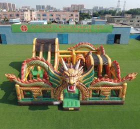 T6-7167 Parco Giochi Gonfiabile a Tema Drago