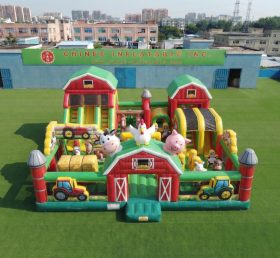 T6-7171 Parco Giochi Gonfiabile a Tema Fattoria
