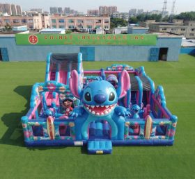 T6-7185 Gioco Gonfiabile a Tema Lilo & Stitch