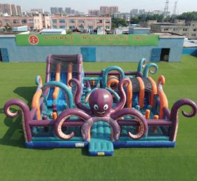 T6-7198 Parco Giochi Gonfiabile a Tema Polpo