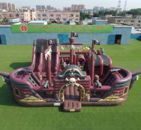 T6-7206 Parco Giochi Gonfiabile a Tema Pirati