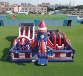 T6-7213 Parco divertimenti gonfiabile a tema razzo