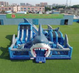 T6-7215 Parco Giochi Gonfiabile a Tema Squalo