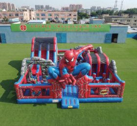 T6-7219 Parco Giochi Gonfiabile a Tema Spider-Man