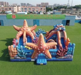 T6-7221 Parco Giochi Gonfiabile a Tema Stella Marina