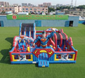 T6-7223 Gioco Gonfiabile a Tema Superman