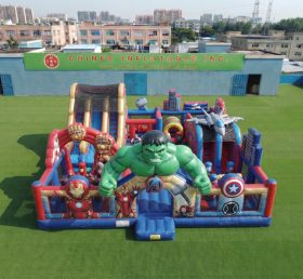T6-7225 Parco Giochi Gonfiabile a Tema Avengers