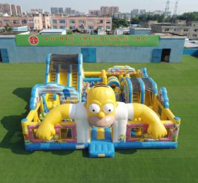 T6-7227 Parco Divertimenti Gonfiabile a Tema I Simpson