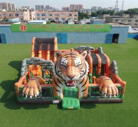 T6-7229 Parco Giochi Gonfiabile a Tema Tigre