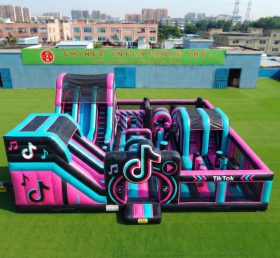 T6-7230 Parco Giochi Gonfiabile a Tema TikTok