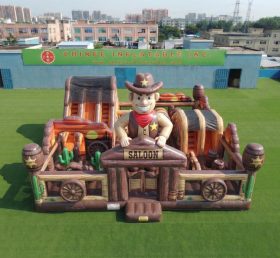T6-7237 Tema Far West Gioco Gonfiabile