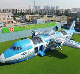 T7-4500 Percorsi a ostacoli gonfiabili a tema aereo