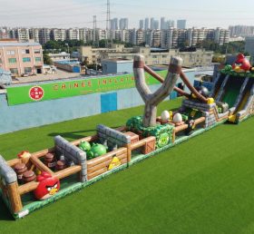 T7-4505 Percorsi a Ostacoli Gonfiabili a Tema Angry Birds