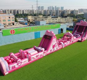 T7-4508 Percorsi a ostacoli gonfiabili a tema Barbie