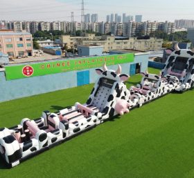 T7-4531 Percorsi a Ostacoli Gonfiabili a Tema Mucca