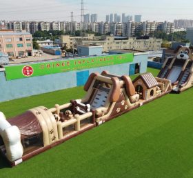 T7-4536 Percorso a ostacoli gonfiabile a tema cani