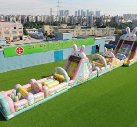 T7-4544 Percorsi a ostacoli gonfiabili a tema Pasqua