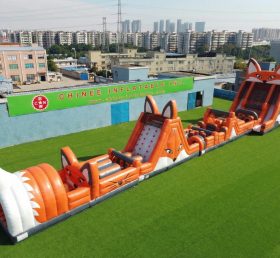 T7-4551 Percorso a Ostacoli Gonfiabile a Tema Volpe