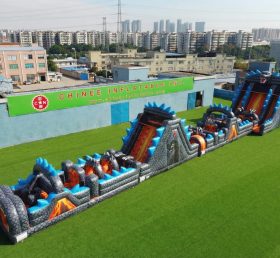 T7-4555 Percorsi a ostacoli gonfiabili a tema Godzilla
