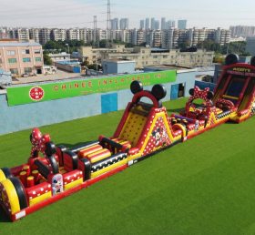 T7-4581 Percorsi a ostacoli gonfiabili a tema Mickey & Minnie