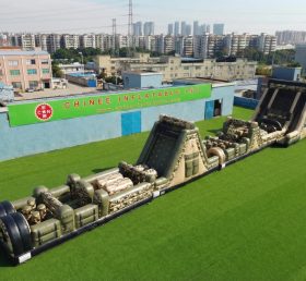 T7-4582 Percorsi a ostacoli gonfiabili a tema stile militare