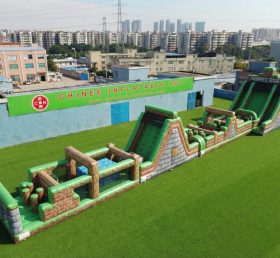 T7-4583 Percorsi a ostacoli gonfiabili a tema Minecraft