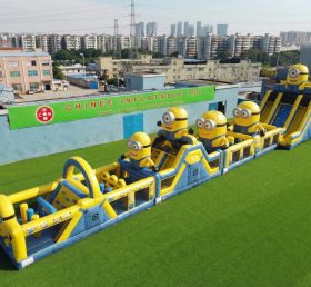 T7-4584 Percorsi a ostacoli gonfiabili a tema Minions