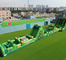 T7-4594 Percorso a ostacoli gonfiabile a tema Tartarughe Ninja