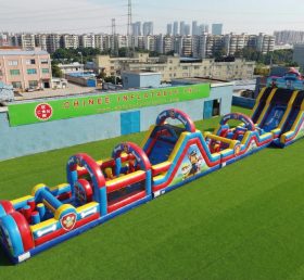 T7-4601 Percorso a ostacoli gonfiabile a tema Paw Patrol