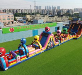 T7-4614 Percorso a ostacoli gonfiabile a tema Power Rangers