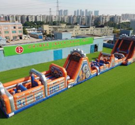 T7-4620 Percorsi a ostacoli gonfiabili a tema Rusty Rivets
