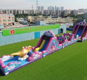T7-4626 Percorsi ad ostacoli gonfiabili a tema Shimmer & Shine