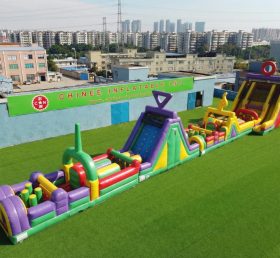 T7-4639 Percorso a ostacoli gonfiabile a tema Teletubbies
