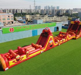 T7-4649 Percorsi a ostacoli gonfiabili a tema Tickle Me Elmo