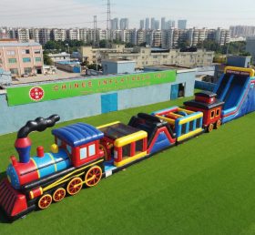 T7-4658 Percorsi a ostacoli gonfiabili a tema treno