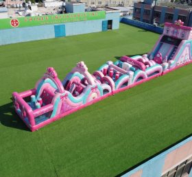 T7-4682 Percorsi a Ostacoli Gonfiabili a Tema Barbie