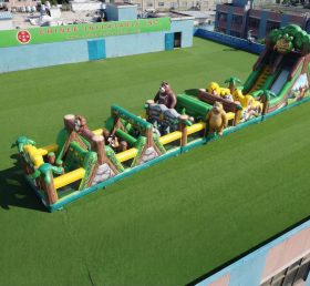 T7-4692 Percorsi a ostacoli gonfiabili a tema Boonie Bears