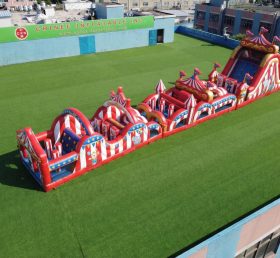 T7-4702 Percorso a ostacoli gonfiabile a tema circo