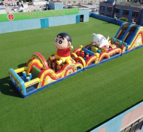 T7-4707 Percorsi a ostacoli gonfiabili a tema Crayon Shin-chan