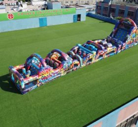 T7-4734 Percorsi a Ostacoli Gonfiabili a Tema Graffiti